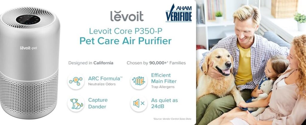 Levoit Core 300S-P Smart Air Purifier for Bedroom