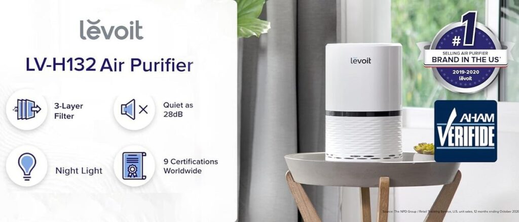 Levoit LV-H132 Air Purifier for Bedroom Reviews