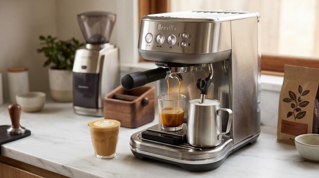 Breville Bambino Plus Espresso Machine BES500BSS
