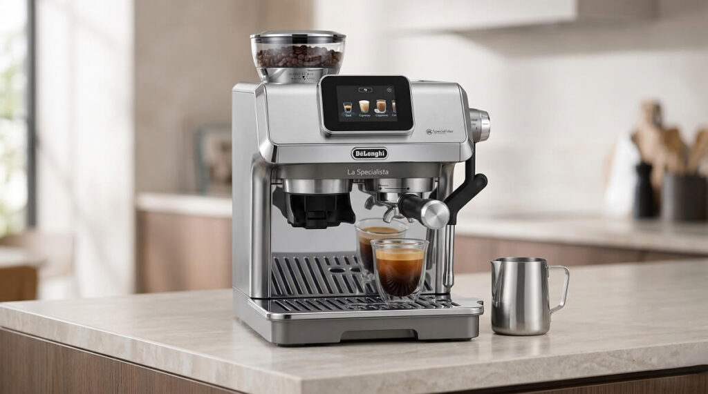De’Longhi La Specialista Touch Espresso Machine with Grinder & Milk Frother