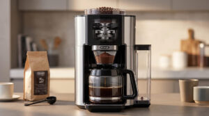 De'Longhi True Brew Drip Coffee Maker Built in Grinder