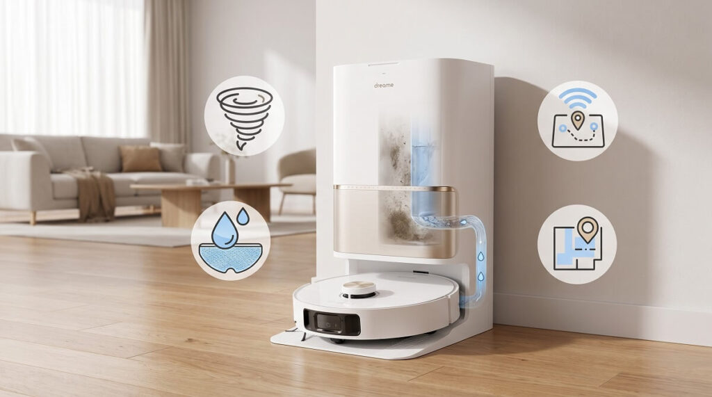 Dreame L40 Ultra Robot Vacuum Self Emptying