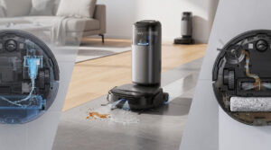 eufy Omni S1 Pro Robot Vacuum HydroJet System with Roller Mop