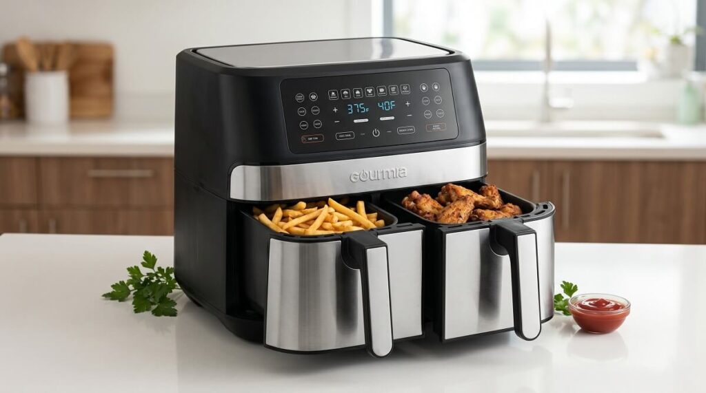 Gourmia Dual Basket Air Fryer