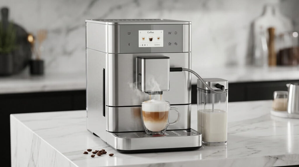 KitchenAid Fully Automatic Espresso Machine KF7 with Milk Attachment