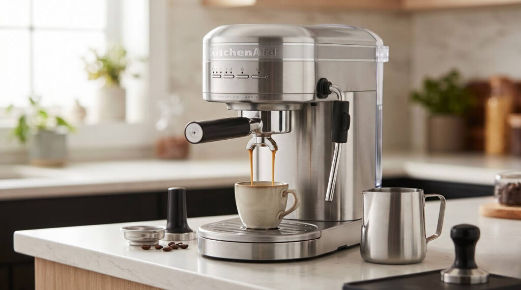 KitchenAid Metal Semi-Automatic Espresso Machine
