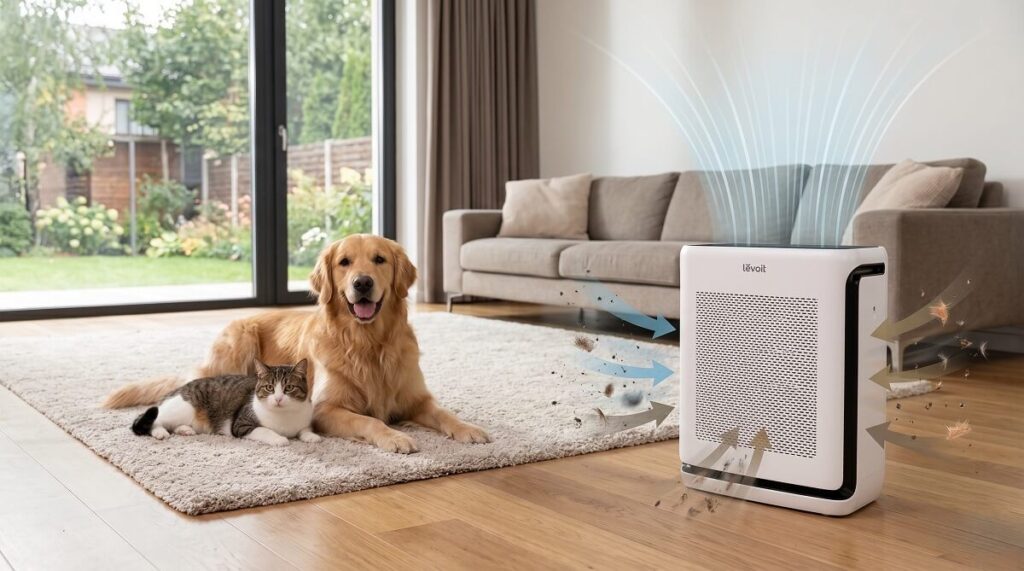 Levoit Vital 200S-P Smart Air Purifier for Large Room with Pets