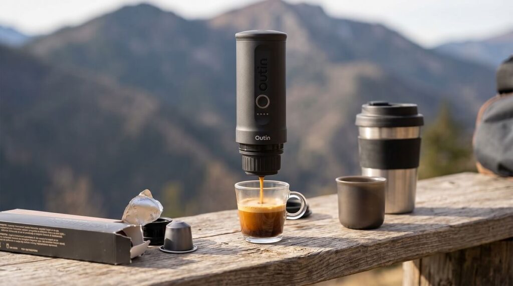 OutIn Nano Portable Electric Espresso Machine