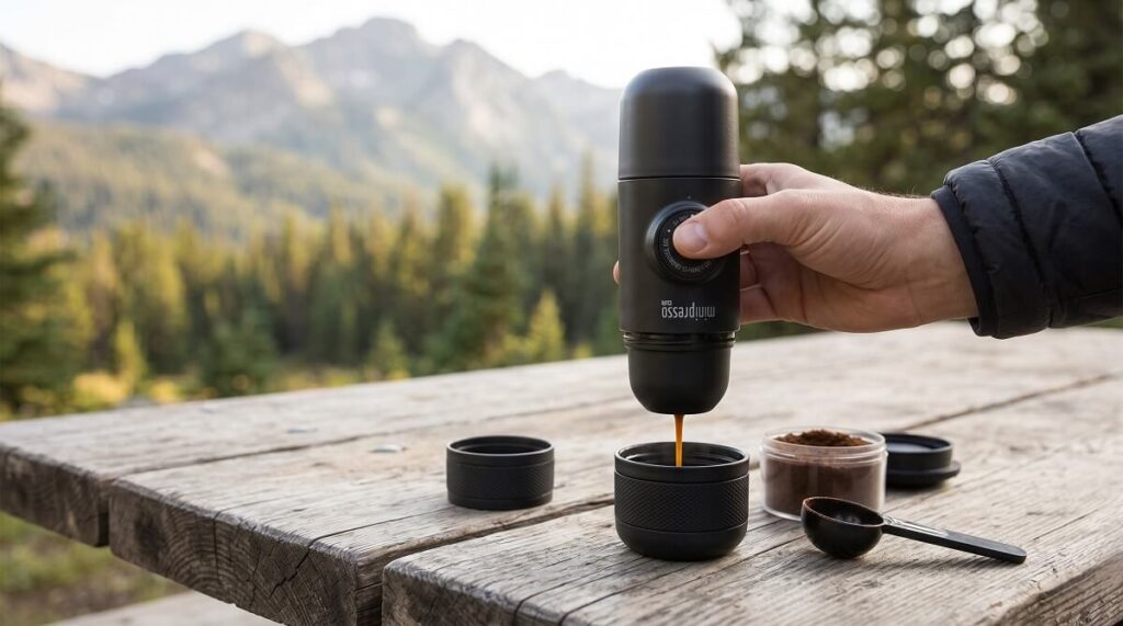 WACACO Minipresso GR Portable Espresso Machine
